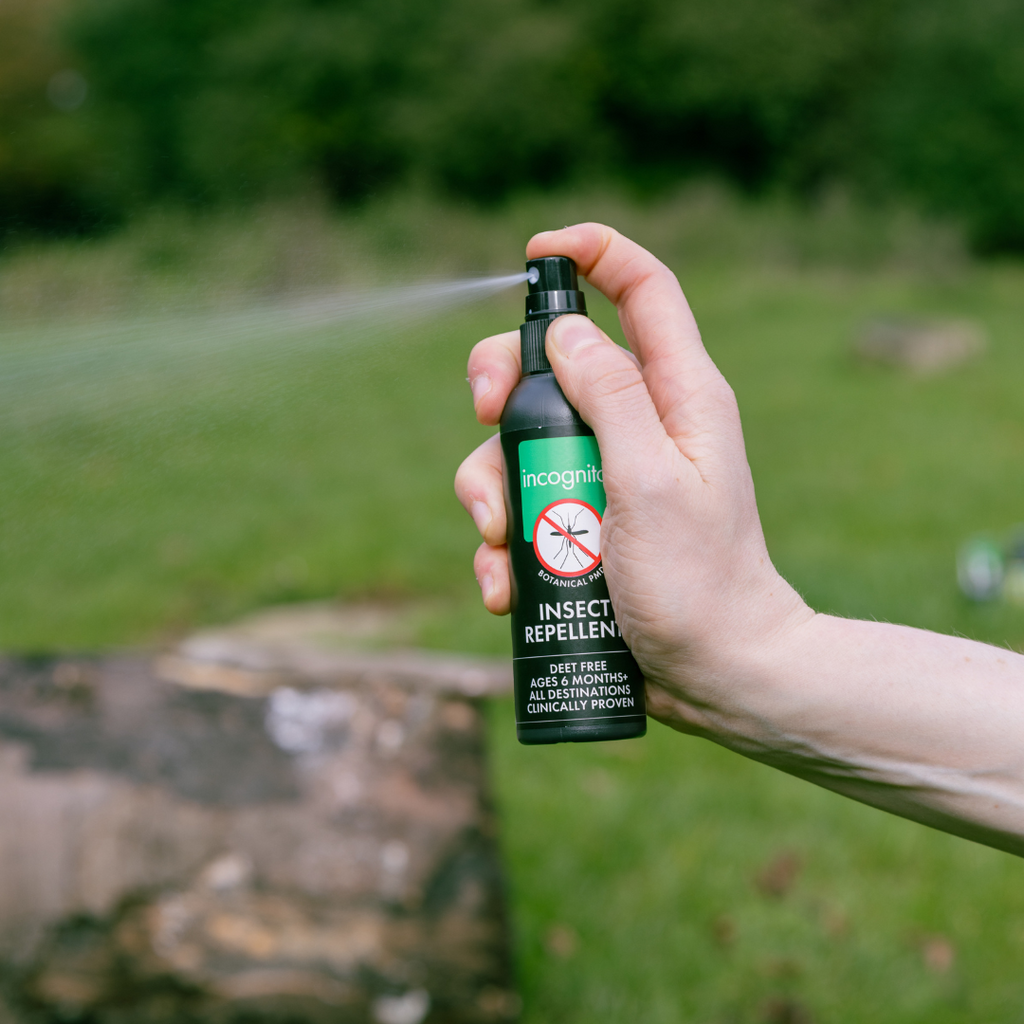 incognito Insect Repellent Spray 100ml — woman smiling outdoors