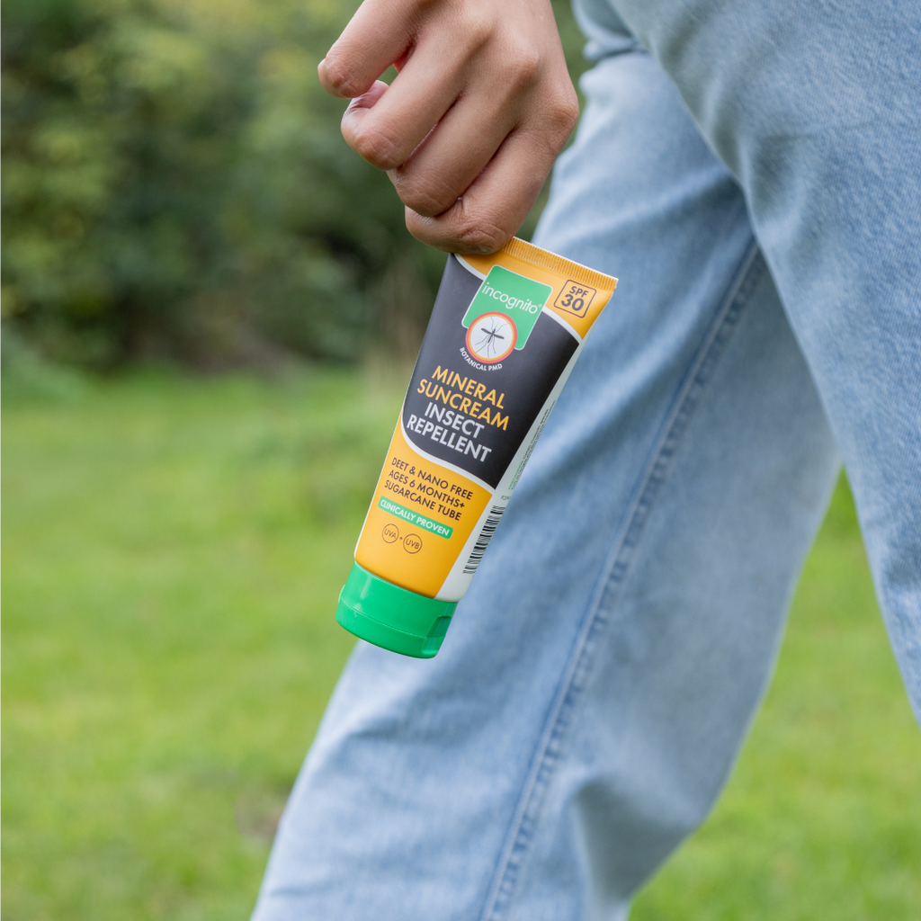 incognito Sunblock in use